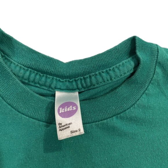 Small Shop Sz 2 I Love Local Organic Kale Tee Shirt - Picture 4 of 4